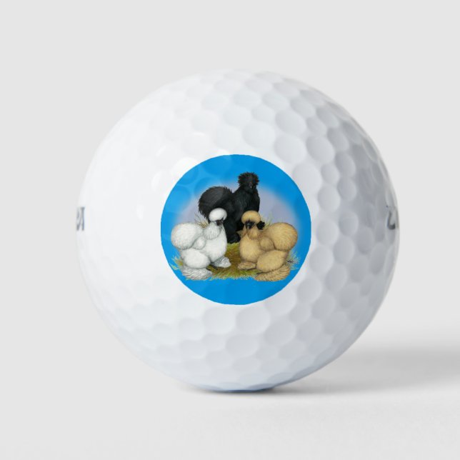 Silkie Trio Golf Balls (Front)