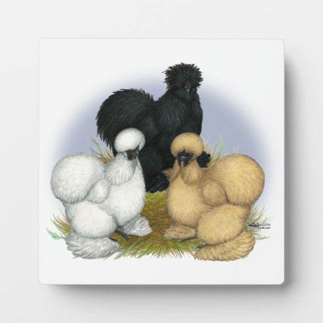 Silkie Trio Plaque (Front)
