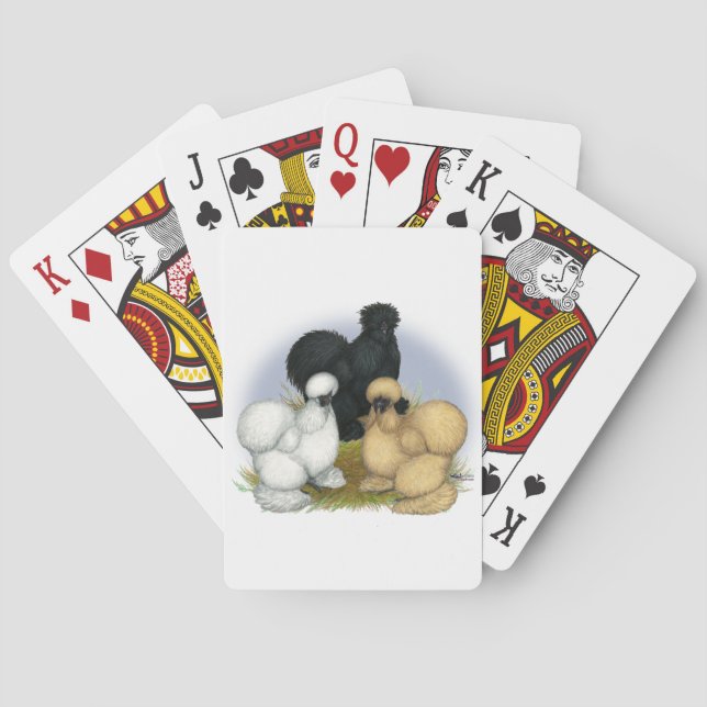 Silkie Trio Playing Cards (Back)