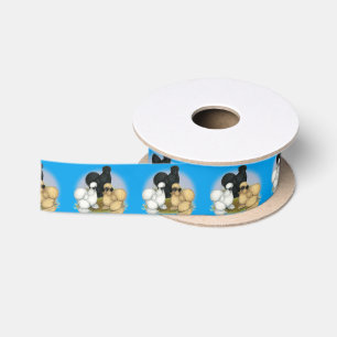 Silkie Trio Satin Ribbon