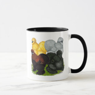 Silkies:  Assorted Roosters Mug