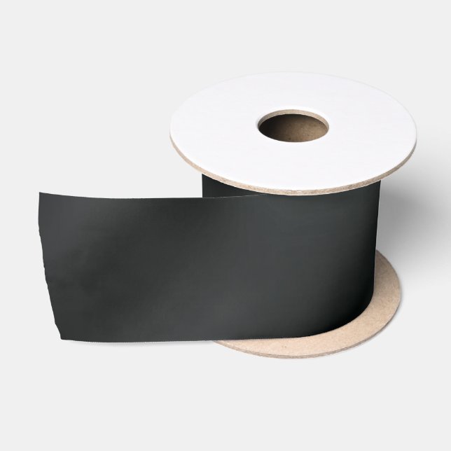 Silky Black Satin Ribbon (Spool)