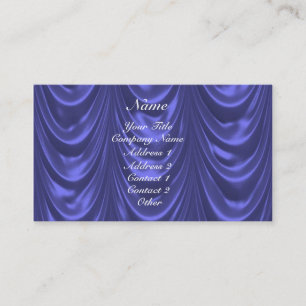 Silky Blue Business Card