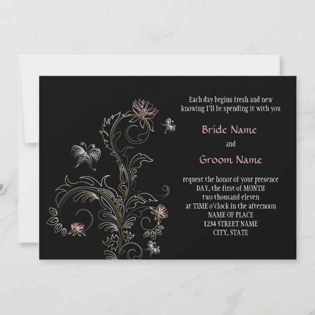 Silky Finish Invitation (Front)