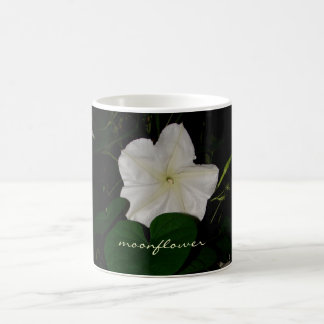 Silky Night-Blooming Moonflower Coffee Mug