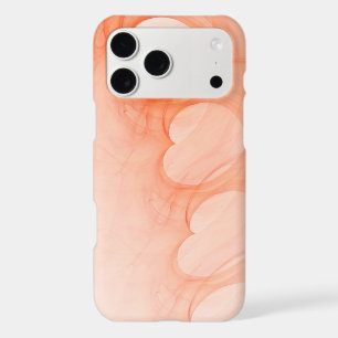 Silky Orange Abstract Heart Line