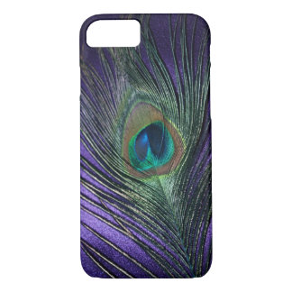 Silky Purple Peacock Feather iPhone 8/7 Case