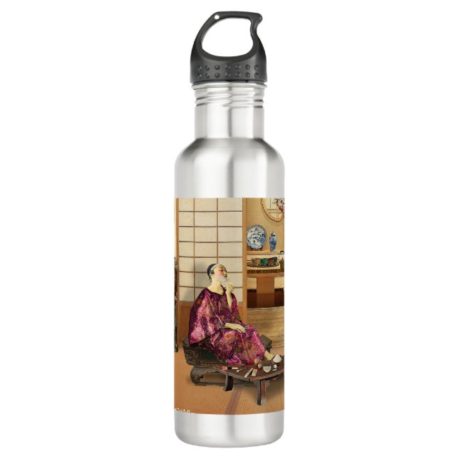 Silky Rice Powder 710 Ml Water Bottle (Front)