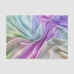 Silky Satin Fabric in Gradient Colours  Tissue Paper