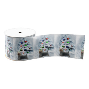 Silky Terrier Christmas Grosgrain Ribbon