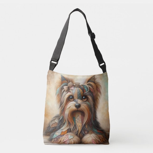 Silky Terrier Crossbody Bag – Dog Lover’s (Front)