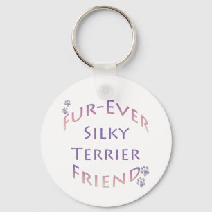 Silky Terrier Furever Friend Key Ring