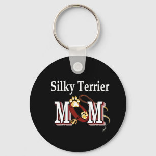 Silky Terrier MOM Gifts Key Ring