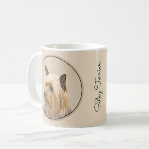 Silky Terrier Painting - Cute Original Dog Art Coffee Mug
