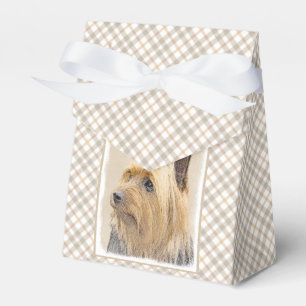 Silky Terrier Painting - Cute Original Dog Art Favour Box