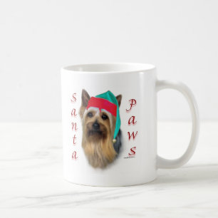 Silky Terrier Santa Paws Coffee Mug