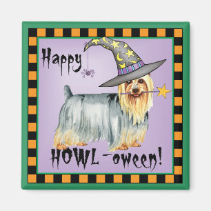 Silky Terrier Witch Magnet