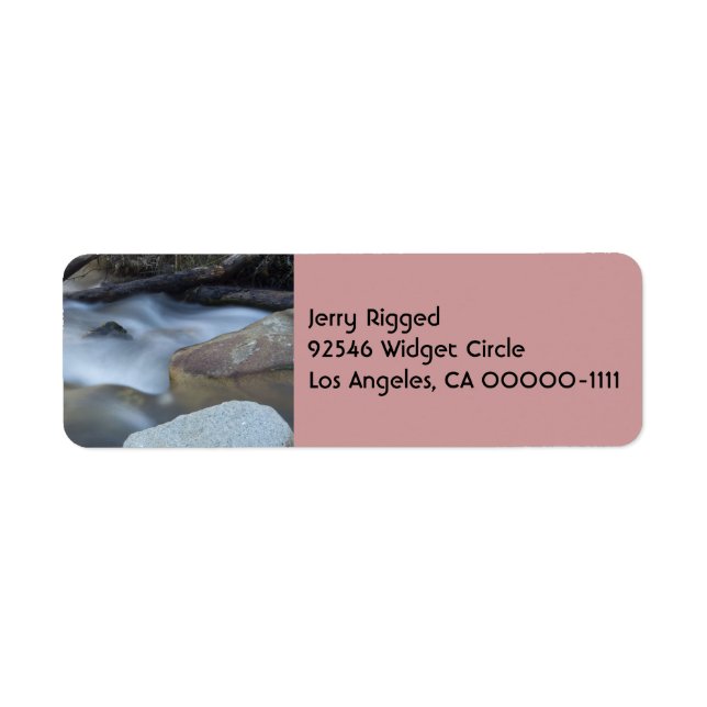 Silky Water 2  Address Label (Front)