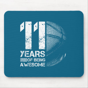 Silly 11 11th Old Basketball Basketball Player Yea Mouse Mat