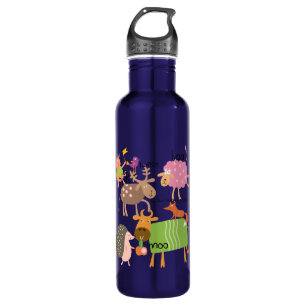 Silly Animals 710 Ml Water Bottle