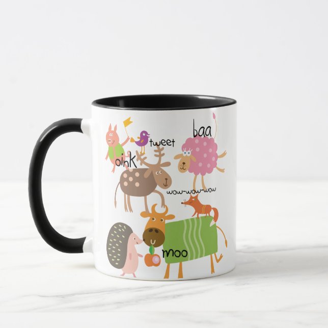 Silly Animals Mug (Left)