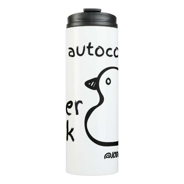 Silly Autocorrect Thermal Tumbler (Front)