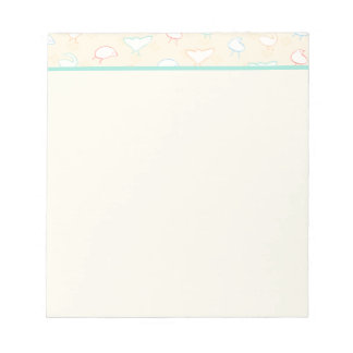 Silly Birds Blank Notepad
