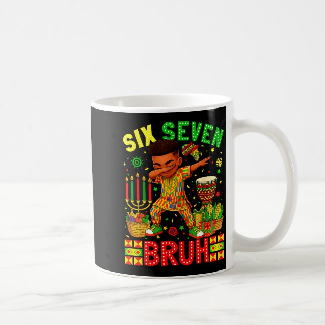Silly Bruh American Black History 67 Seven African Coffee Mug (Right)