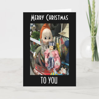 SILLY BUT FUN CHRISTMAS GREETING CARD