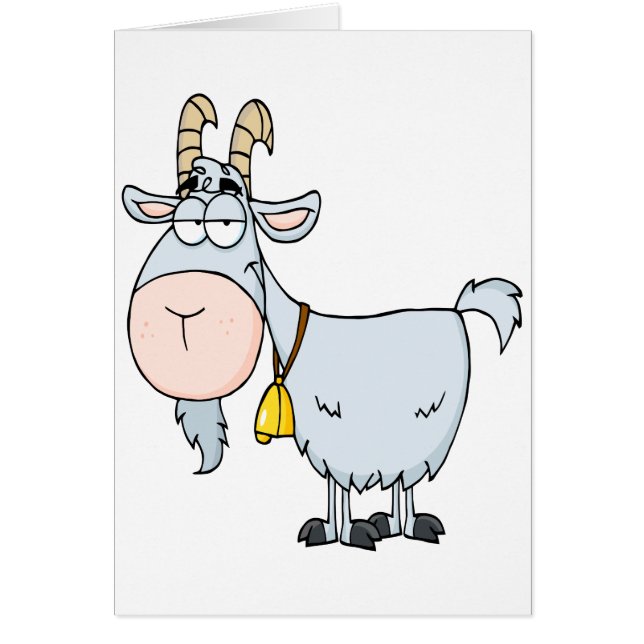 silly cartoon billy goat (Front)