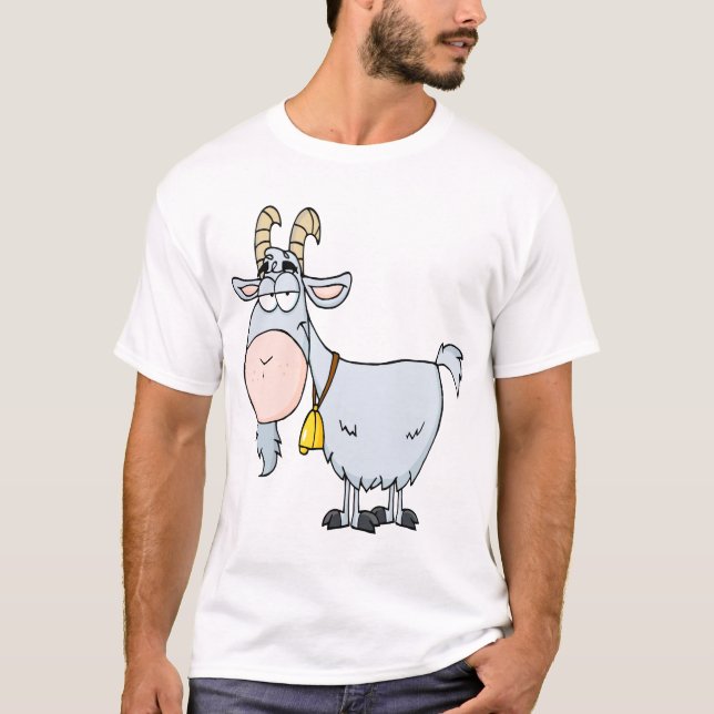 silly cartoon billy goat T-Shirt (Front)