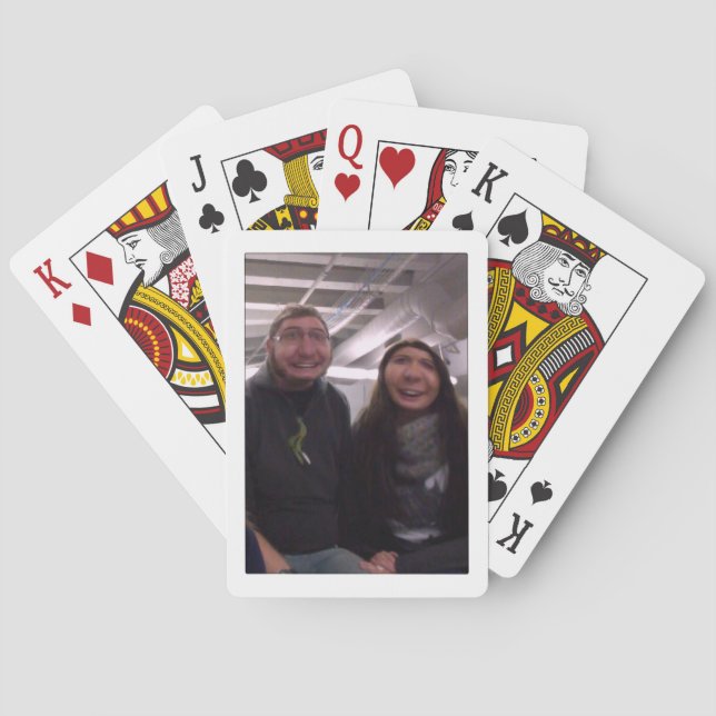 Silly Cartoonish Characters Design Playing Cards (Back)