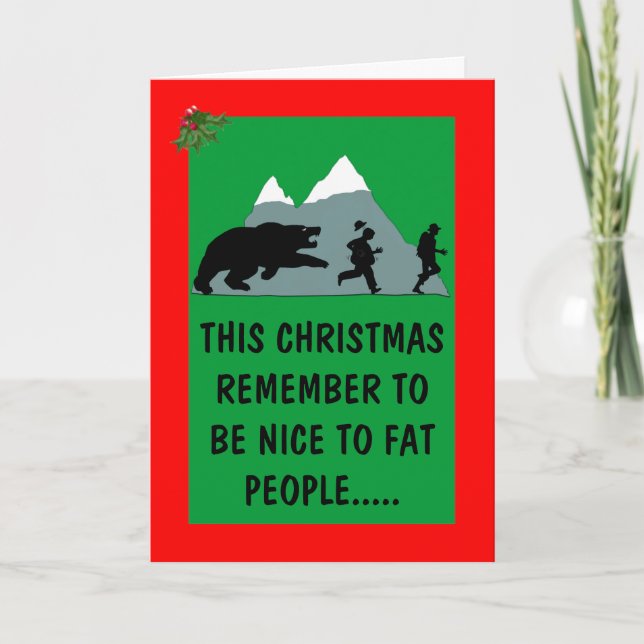 Silly Christmas Holiday Card (Front)