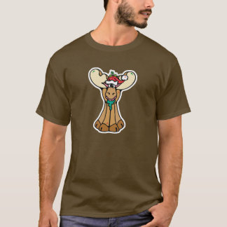 silly christmas moose T-Shirt