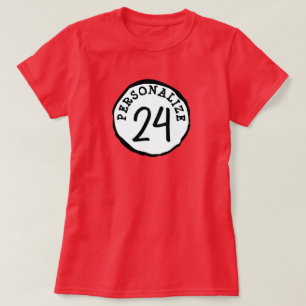 Silly Circle Custom Text T-Shirt