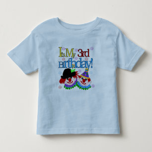 Silly Clowns 3rd Birthday Tshirts and Gifts