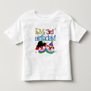 Silly Clowns 3rd Birthday Tshirts and Gifts