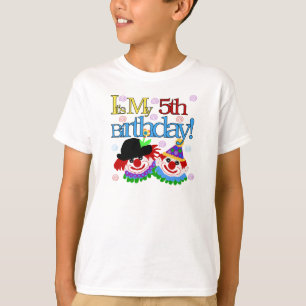 Silly Clowns 5th Birthday T-Shirt