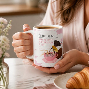 Silly Coffee Mug   Girl in a Mug Coffee Mug