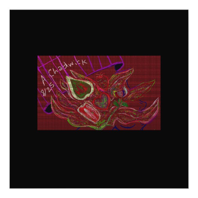 Silly Comic Photo Print (Front)