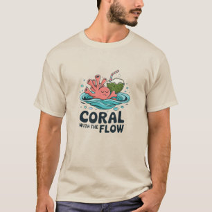 Silly Coral Reef Art: Ocean Humour T-Shirt