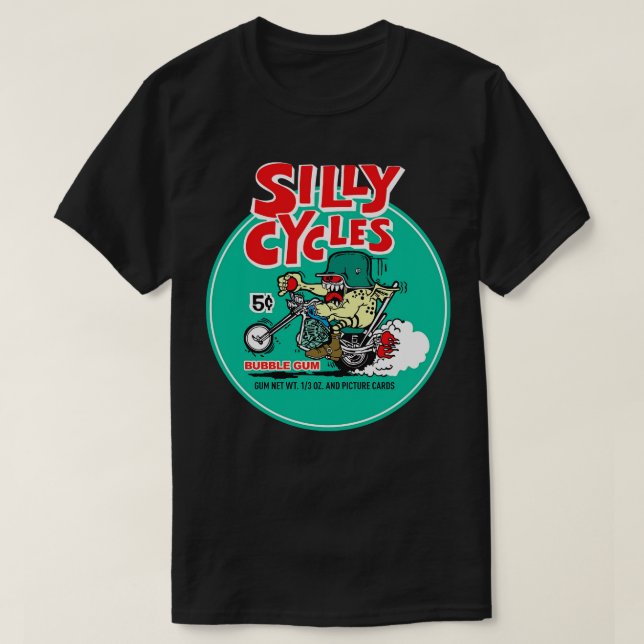 Silly Cycles Gum ds T-Shirt (Design Front)