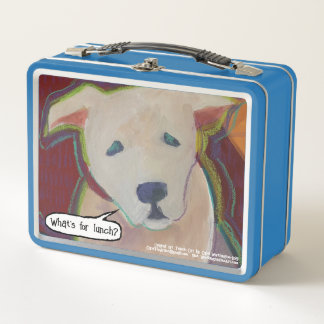 Silly Dog 'What's For Lunch' Metal Lunchbox