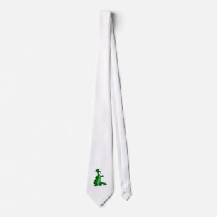 Silly Dragon Green Tie