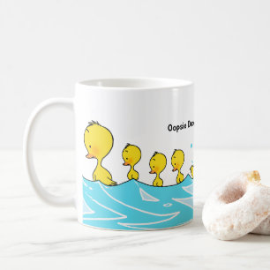 Silly Duckling Makes a Splash Coffee Mug