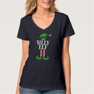Silly Elf Matching Family Group Christmas Party T-Shirt