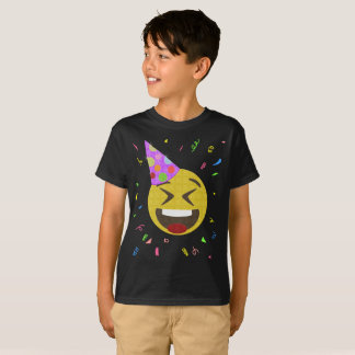 Silly Face Emoji Birthday Party Shirt