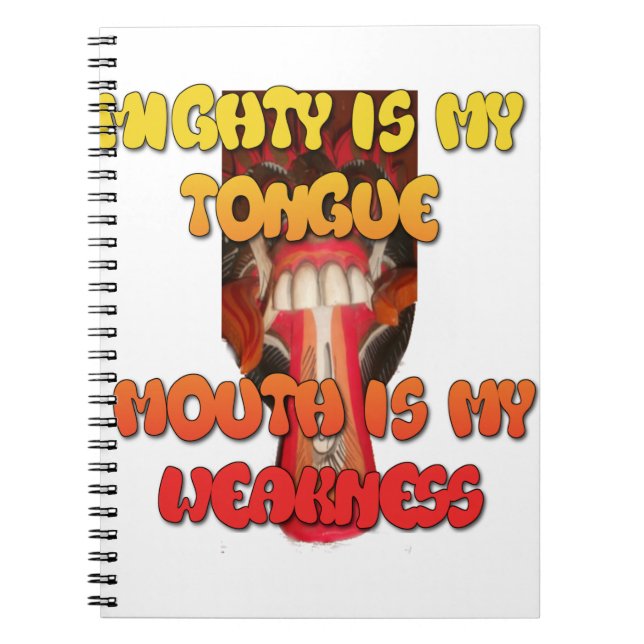 Silly Face: Tongue-Out Expression Humour Notebook (Front)