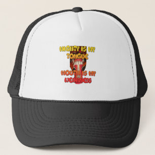 Silly Face: Tongue-Out Expression Humour Trucker Hat
