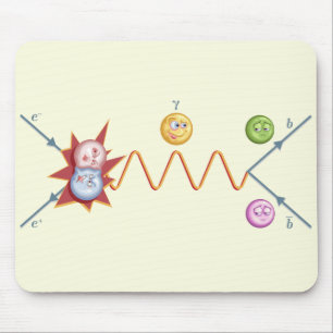 Silly Feynman Diagram Mouse Mat